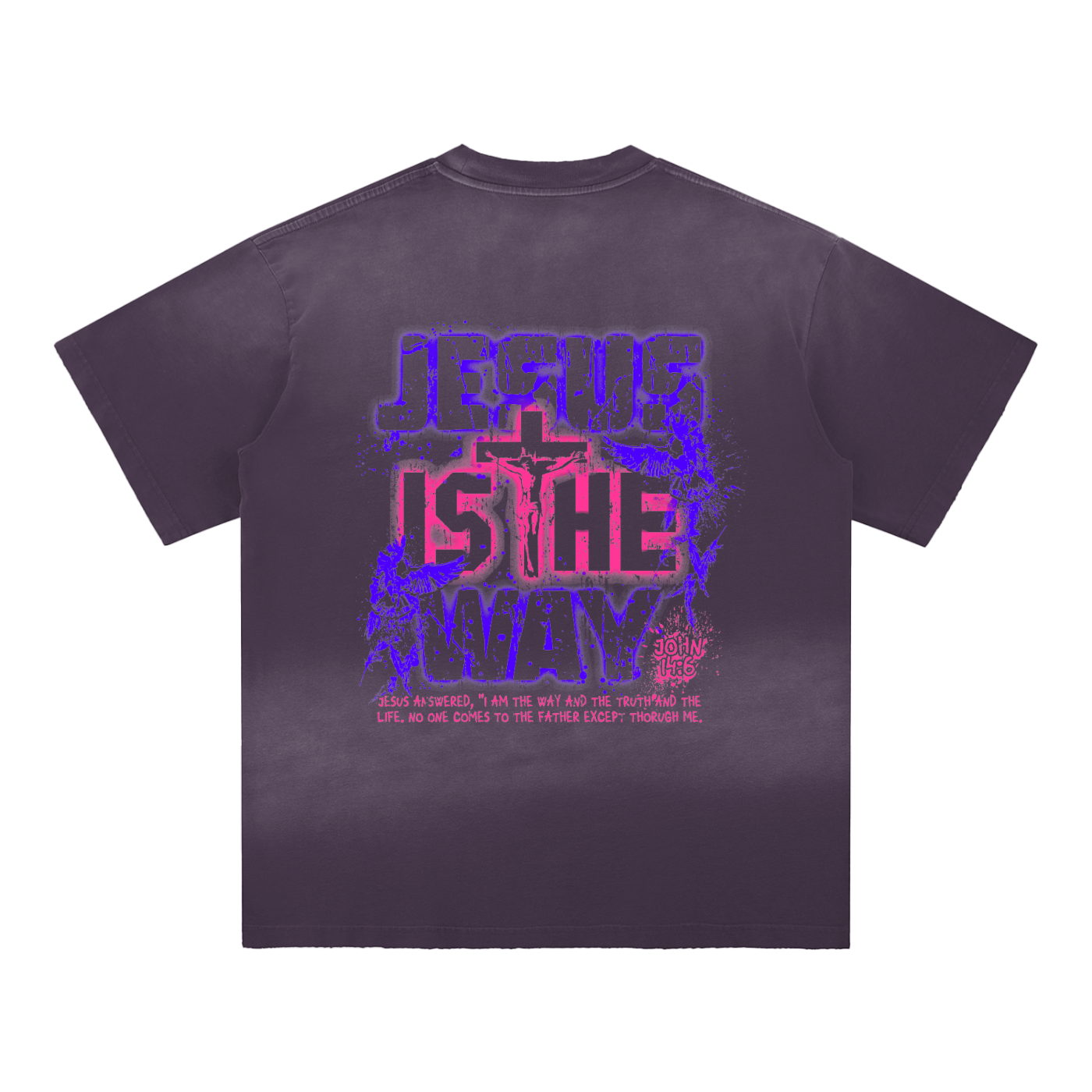 John 14:6 Distressed T-Shirt